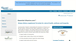 Desktop Screenshot of essential-vitamins.com